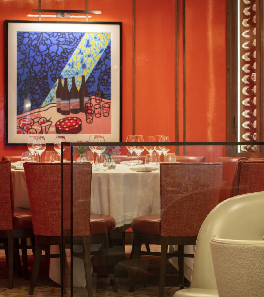 Murano Michelin-star restaurant's private dining room